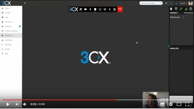 <span class="light">3CX</span> – ORGANIZING A VIDEO CONFERENCE